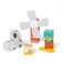 Melissa &amp; Doug Blockables Farm Friends Play Set, 16 Snap-Together Wooden Farm Blocks With Connectors, Felt Horns, Duck Feet &amp; Spinning Windmill, Compatible With All Blockables Sets, Ages 2+