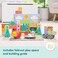 Melissa &amp; Doug Wooden Blockables Town Play Set &ndash; 73-Piece Magnetic Building Blocks With Houses, Shops, Vehicles &amp; Scenery &ndash; Educational Fine Motor Skills &amp; Creative Play for Kids Ages 3+, MD50278