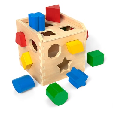 Melissa &amp; Doug Shape Sorting Cube 6075139