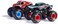 Monster Jam, Marvel Official Iron Man Vs. War Machine Die-Cast Monster Trucks, 1:64 Scale, Kids&rsquo; Toys For Boys and Girls Aged 3 and Up