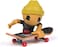 مجموعة Tech Deck SK8 Crew، لوح تزلج مصغر حصري مع مجسم مساعد، ألواح تزلج صغيرة قابلة للتجميع والتخصيص، ألعاب أطفال للأعمار من 5 سنوات فما فوق (قد تختلف الأنماط)