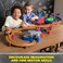 Monster Jam, Supercharge Speedway Playset, Includes Megalodon And El Toro Loco 1:64 Scale Die-Cast Trucks, Light Up World Finals Track Kids&rsquo; Toys For Boys Aged 3 4 5 6+