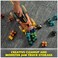 Monster Jam Mini Jam, Megalodon Mad Hog Chomper and Monster Truck, Fun Cleanup and Storage, Kids Toy Gifts For Boys and Girls Ages 3 and Up