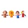 مجموعة مسرح الأصابع "خمن من؟" مع الأصدقاء من مس رايتشل (10 سم، 4 قطع)
