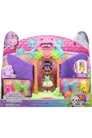 Gabby's Dollhouse Fairylandia Fairy Magic Reveal Playset