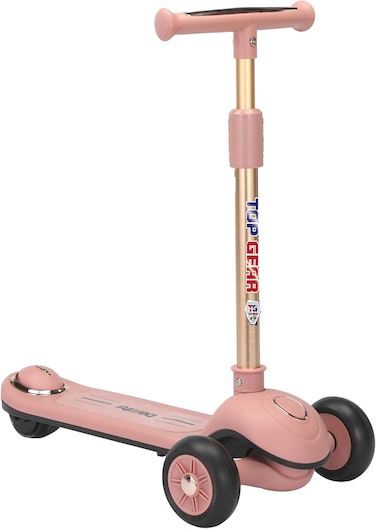 Top Gear Kids Kick Scooter TG 8026 &ndash; Lightweight Foldable Design with 4-Step Adjustable Height  Ages 3 to 12 years - Pink