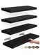 4-Pack Wood Wall Mounted Floating Shelves, Rustic Display Shelves, Home Storage Rack, Hanging Shelf, Bathroom Organizer Shelf for Home, Office