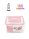 Square Leakproof Plastic Food Storage Container For Vegetables Rice And Meal Prep BPA Free IS123 (1.2L)