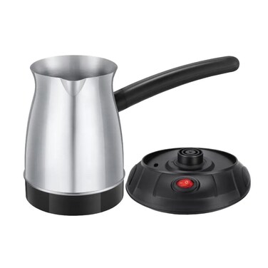 0.5L Electric Coffee Pot Stainless Steel Turkish Coffee Maker with Automatic Heating Base
