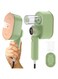 2-in-1 Mini Steam Iron Wet and Dry Iron Steamer, 1200W, 32g/min Continuous Steam, 9s Fast Heat-up Portable Travel Garment Steamer Digital Handheld Steamer 140ML Water Tank for Home Travel Office