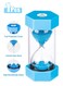 Timer 5-Minute Hourglass: Blue Sand Clock, Little Blue Sand Watch, Plastic Hour Glass for Children, Games, Decorations, Classrooms, Kitchens, Toothbrush Timer