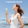 JISULIFE Mini Portable Fan-Bladeless Safe Design, Powerful Turbo Handheld Fan with 3 Speeds 2000mAh , USB Rechargeable, Small Pocket Design for Travel/Lash, Gifts