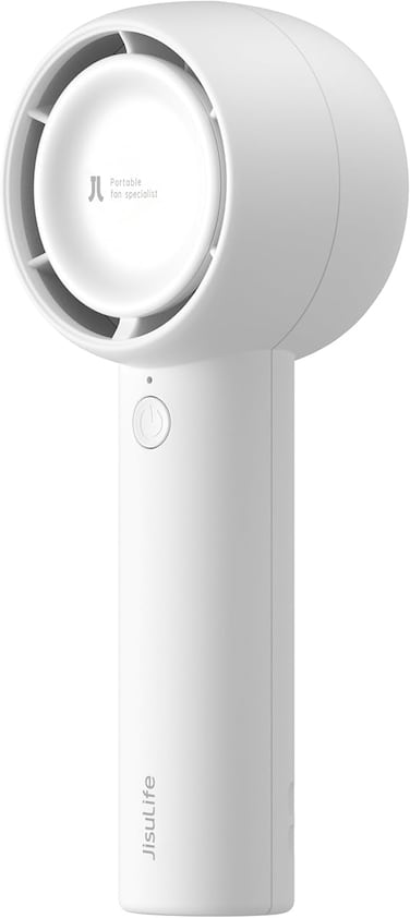 JISULIFE Mini Portable Fan-Bladeless Safe Design, Powerful Turbo Handheld Fan with 3 Speeds 2000mAh , USB Rechargeable, Small Pocket Design for Travel/Lash, Gifts