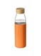 Nespresso Limited Edition 500ml Reusable Travel Glass Water Bottle - Orange