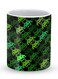 Premium Invader Matrix Designer Mug Green/Black