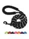 Panykoo 5/6 FT Strong Pet Dog Leash with Soft Padded Handle,Highly Reflective Rope for Night Walking,360-Degree Rotating Metal Buckle Without Tangles,Suitable for Small,Medium and Large Dogs.(5ft)