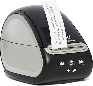 Dymo LabelWriter 550 Direct Thermal Printer - Monochrome - Label Print - Ethernet - USB - USB Host - Black
