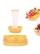 Dough Tamper Kit, Flower Round Cookie Cutters, Press for Baking Biscuit Cupcake Muffin Mini Pie Kitchen Tools