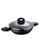 Orion Forged Aluminium Induction Bottom Non-stick Shallow Pot With Lid 24 x 6.5 cm
