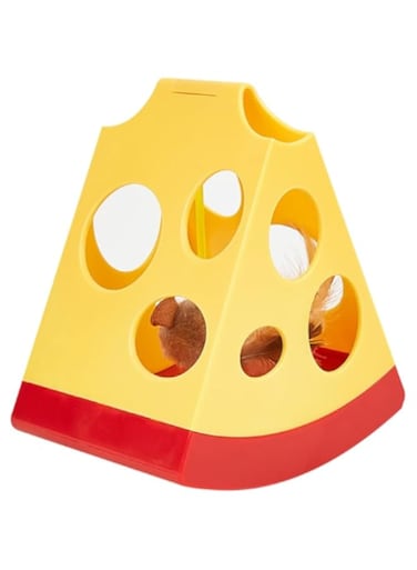 FOFOS Mouse in Cheese Interactive Cat Toy