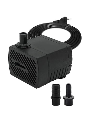 Mini Water Pump, 280 L/h 4 W, 220 V-240 V, 50/60 Hz, Adjustable Water Quantity 8/13 mm, Suction Cups, Fountain Pump, Suitable for Small Aquariums, Aquarium Pumps, Gardens