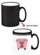 Color Changing Heat Sensitive Ceramic Mug, Image Revealed When HOT Liquid is Added! Opinions