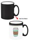 Color Changing Heat Sensitive Ceramic Mug, Image Revealed When HOT Liquid is Added! No Coffee No work