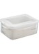 X IANGYU Sealed food containers and LIDS, BPA-free kitchen storage containers. Oats, grains, flour. Frozen storage containers are leak-proof（Rectangle 23 * 13 * 7 1L）