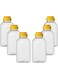 90ml Plastic Squeeze Honey Jars with Leak-Proof Flip-Top Caps, 6-Pcs,BPA-Free, Food-Grade Containers for Syrups, Sauces, Baking, and Kitchen Organizer &ndash; Ideal for Easy Dispensing &amp; Storage