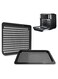 2 Pcs Replacement Cooking Tray, Mesh Cooking Rack Air Fryer Accessories for Instant Vortex, Innsky, Chefman and other Air Fryer Oven, Dishwasher Safe, Removable Mesh Cooking Rack for Air Fryer