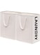 CHICVITA Laundry Basket Dirty Clothes Hamper, Tall Rectangle Laundry Basket for Dorm and Family, Laundry Basket Organizer, Large Hampers with Extended Handles, 2-Pack 75L, White Bin