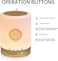 Quran Speaker, Touch Lamp Bluetooth Quran Speaker Remote and APP Control, SQ-112 Rechargeable Portable Muslim Quran Speaker Support MP3 FM 8GB TF Card.