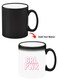 Color Changing Heat Sensitive Ceramic Mug, Image Revealed When HOT Liquid is Added! Girl power 2
