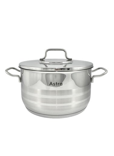 Premium Stainless Steel Casserole 2.0L &acirc;&euro;&ldquo; 16x10 cm   Oven-Safe Pot for Roasts &amp; Stews &acirc;&euro;&ldquo; Durable &amp; Induction Compatible