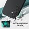 Case Compatible with Samsung Galaxy A25 5G case, Ultra Slim Shockproof Silicone Phone Case with CAMERA Protection Cover Compatible with Galaxy A25 5G Protective Case Black