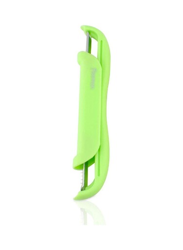High-Quality Vegetable P-Peeler With 2 Blades Green 15cm