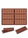 Silicone Chocolate Molds, Rectangle Chocolate Bar Sweet Molds Silicone Bakeware Wax Melt Molds, Non-Stick and Bpa Free for Hard Candy, Chocolate, Gummy, Caramel, Ganache, Ice Cubes Mini Silicone Mold