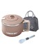 Stainless Steel Lunch Box for Kid School, Insulated Bento Lunch Box, Lunch Containers with Lids Foldable Handle, Leakproof   BFA Free   Dishwasher Safe (Round)