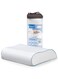 Wave Blue Piping Memory Foam Pillow 60x40x13-11 cm