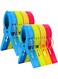 8 Pack Beach Towel Clips Chair Clips Towel Holder for Pool Chairs on Cruise-Jumbo Size,Plastic Clothes Pegs Hanging Clip Clamps to Keep Your Towel from Blowing Away,Fashion Bright Color