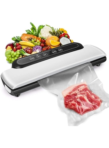 PROTON New Upgraded Vacuum Sealer Machine, Automatic Sealer Machine, Food Vacuum Air Sealing System for Food Preservation Storage Saver, Dry &amp; Moist Food Modes