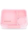 Eazy Kids 3/4/5 Compartment Convertible Bento Lunch Box with Gravy Bowl, Pink