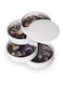 DUOMIAO Jewelry Organizer, Small Jewelry Storage Box Earring Holder for Women, 5-Layer Rotating Travel Jewelry Tray Case with Lid for Bracelets Rings Bracelets, Acrylonitrile Butadiene Styrene (White)