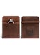 Hide &amp; Drink, Wedding Ring Case, Engagement Pouch, Bride and Groom Jewelry Storage, Marriage Travel, Ring Bearer, Proposal Ring Holder, Full Grain Leather, Handmade, Bourbon Brown