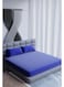Cotton Microfiber Plain King Fitted Sheet &acirc;&euro;&ldquo; Navy Blue &acirc;&euro;&ldquo; 180 x 200 cm with 2 Pillowcases