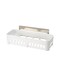 Dish Drainer Rack Home Kitchen Organiser White 6.8cm