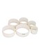 6-Piece Round Biscuit Cutter Set White