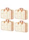 4 Pack Moving Bags, Large Clear Storage Bags with Zippers &amp; Handles, Collapsible Heavy Duty Storage Bags&iuml;&frac14;&OElig;Waterproof, Moisture-proof, Sturdy and Durablefor,Organized Storage of Clothing, Toys, Bedding and Moving Supplies,60*25*50cm