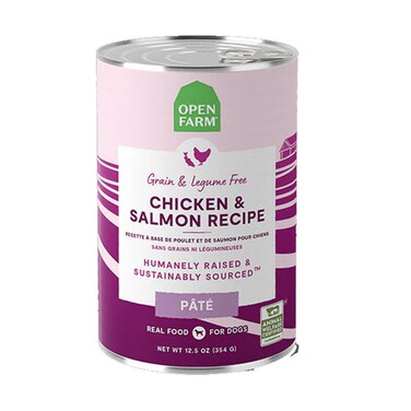 Open Farm Chicken &amp; Salmon Pate Wet Dog Food 354G
