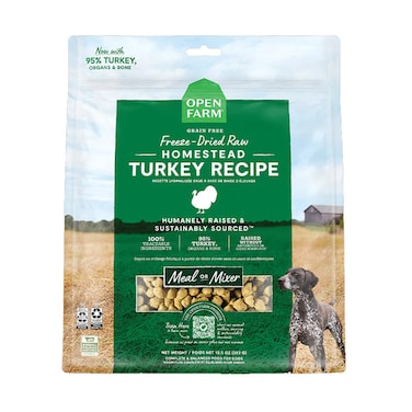 Open Farm Freeze Dried Homestead Turkey Recipe Dry Dog Food 99G
